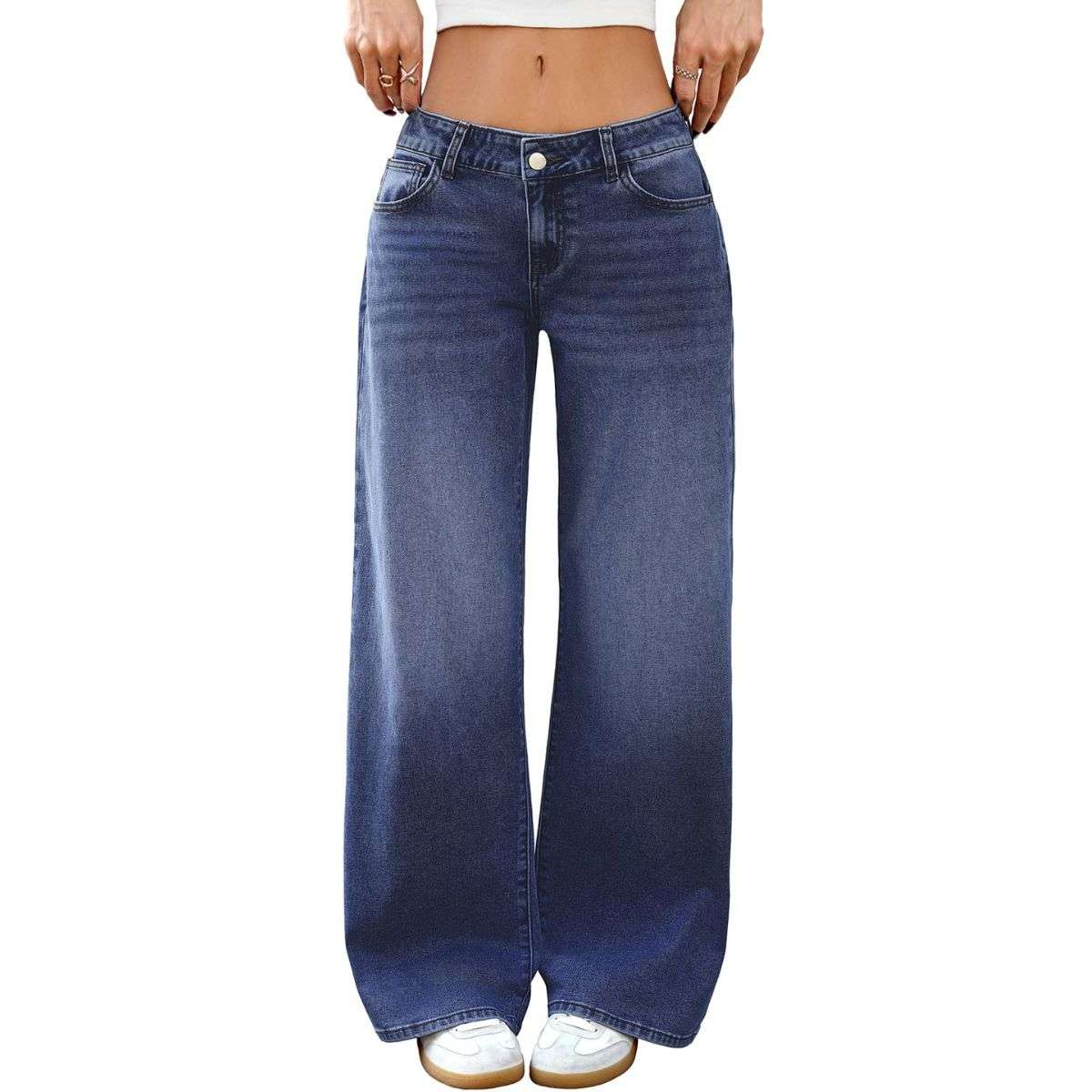 Women’s Low Rise Y2K Style Loose Denim Jeans