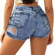Women’s Sexy Ripped Denim Shorts