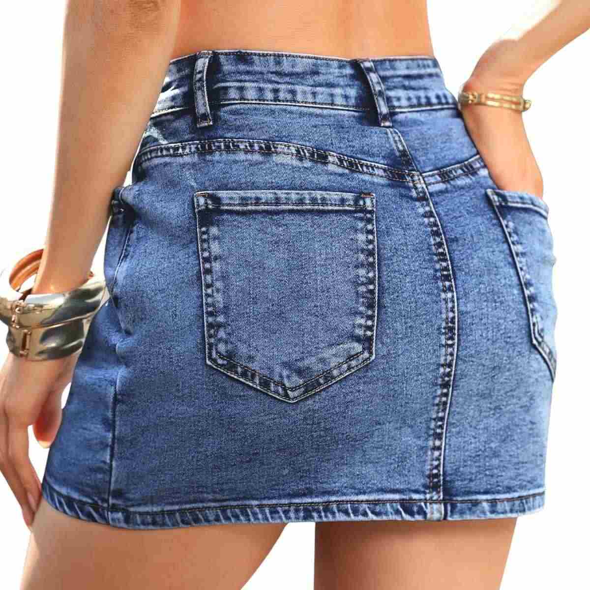 Women’s Classic Denim Mini Skirt