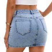 Women’s Y2K Low Rise Denim Mini Skirt
