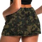Women’s Low Rise Denim Mini Skirt