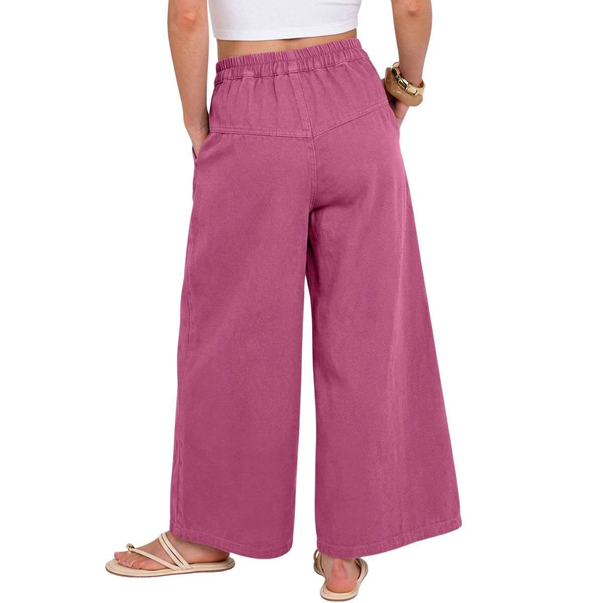 Women’s High Waisted Loose Barrel Leg Ankle Jeans