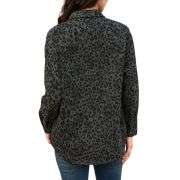 Women’s Leopard Print Denim Jacket
