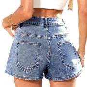 Women’s High Stretch Loose Fit Denim Shorts