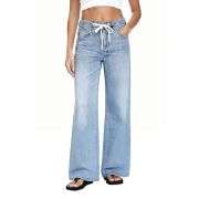 Women’s Trendy Drawstring Waist Loose Fit Jeans