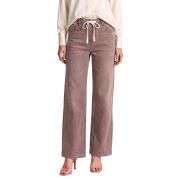 Women’s High Waist Pull On Stretchy Straight Leg Denim Long Pants