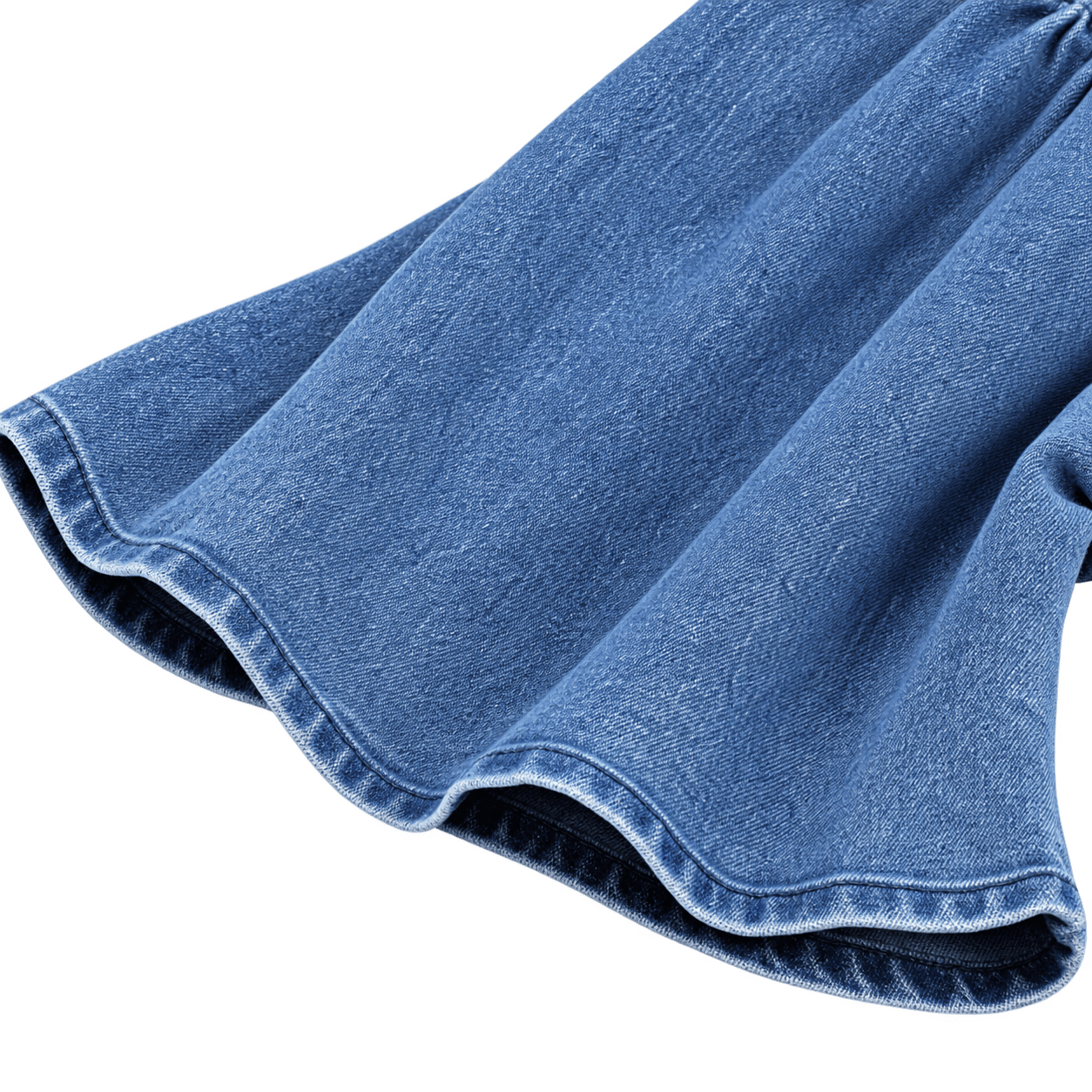 Women’s Denim Tie Front Mini Dress