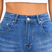 Women’s High Waisted Straight Leg Jeans