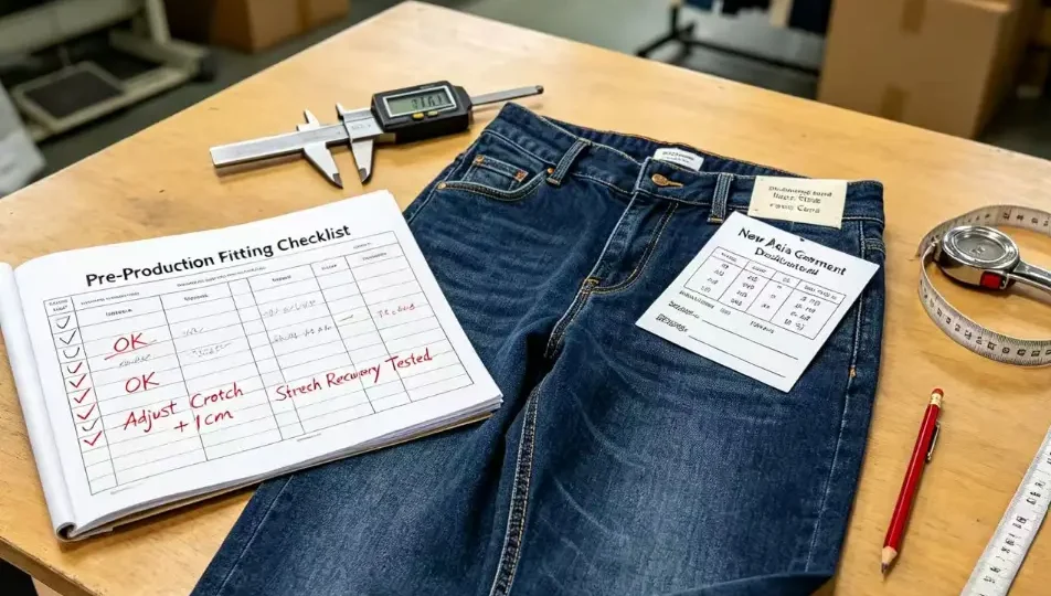Plus size denim jeans OEM/ODM