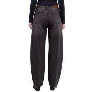 Relaxed Fit High Waisted Barrel Jeans
