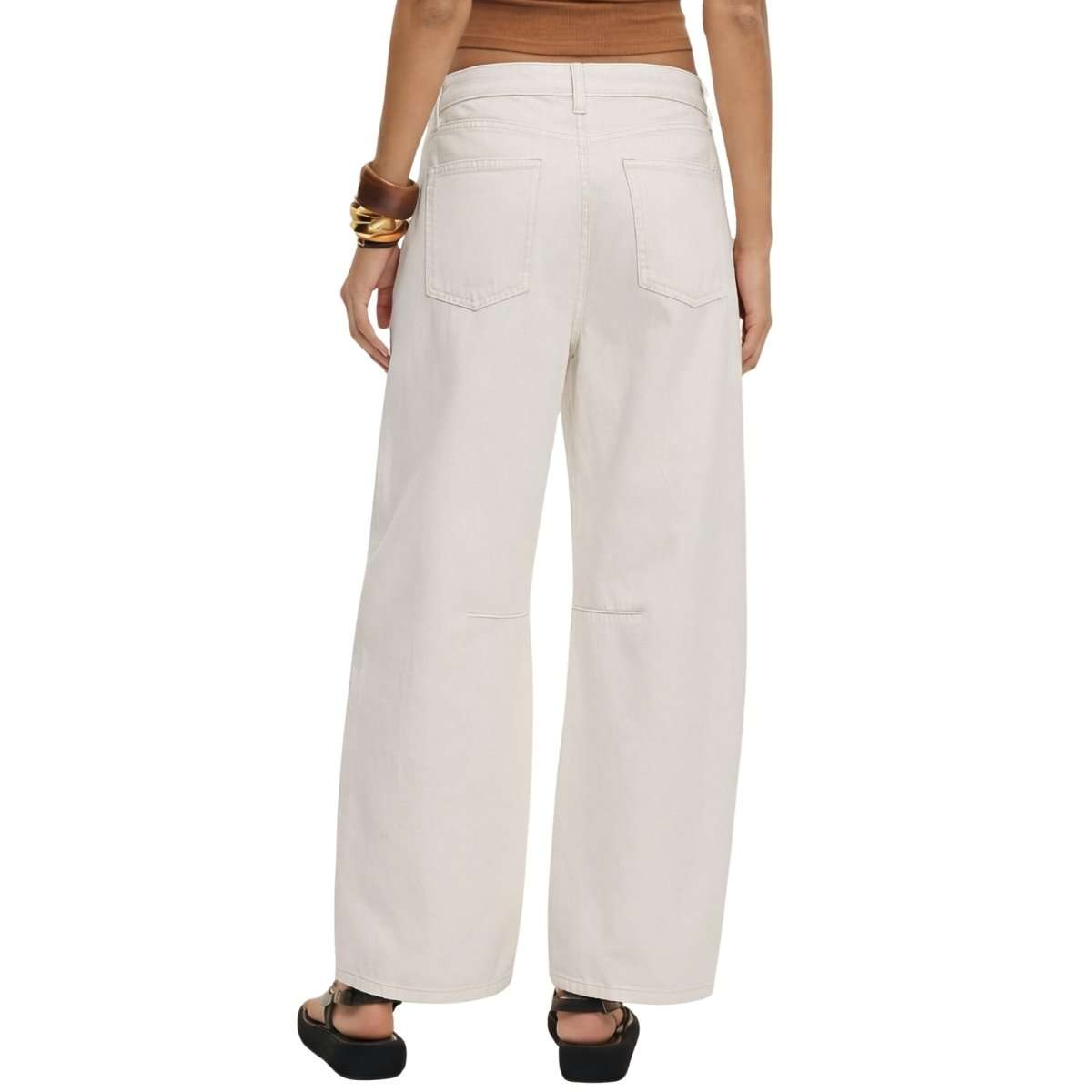 Y2K Mid Rise Barrel Jeans