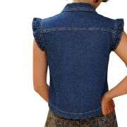 Y2K Cropped Denim Vest