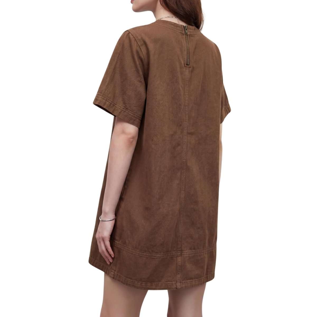 Women’s Summer Pockets Denim Mini Dress
