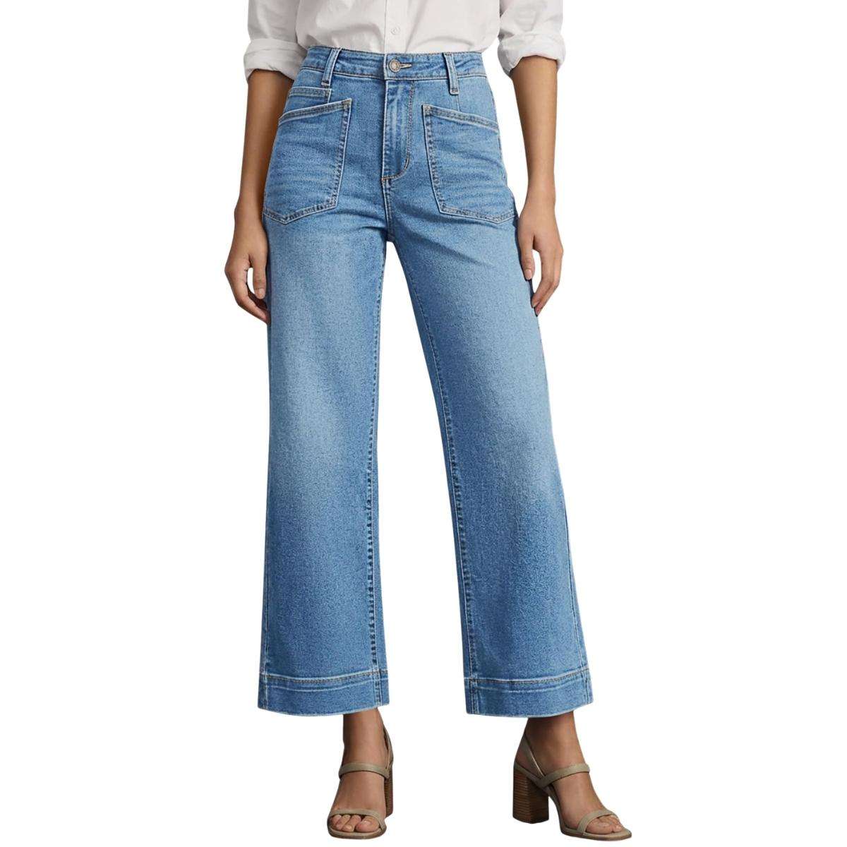 Women’s Cropped Wide Leg Jeans