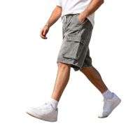Men’s Baggy Ripped Cargo Denim Jorts