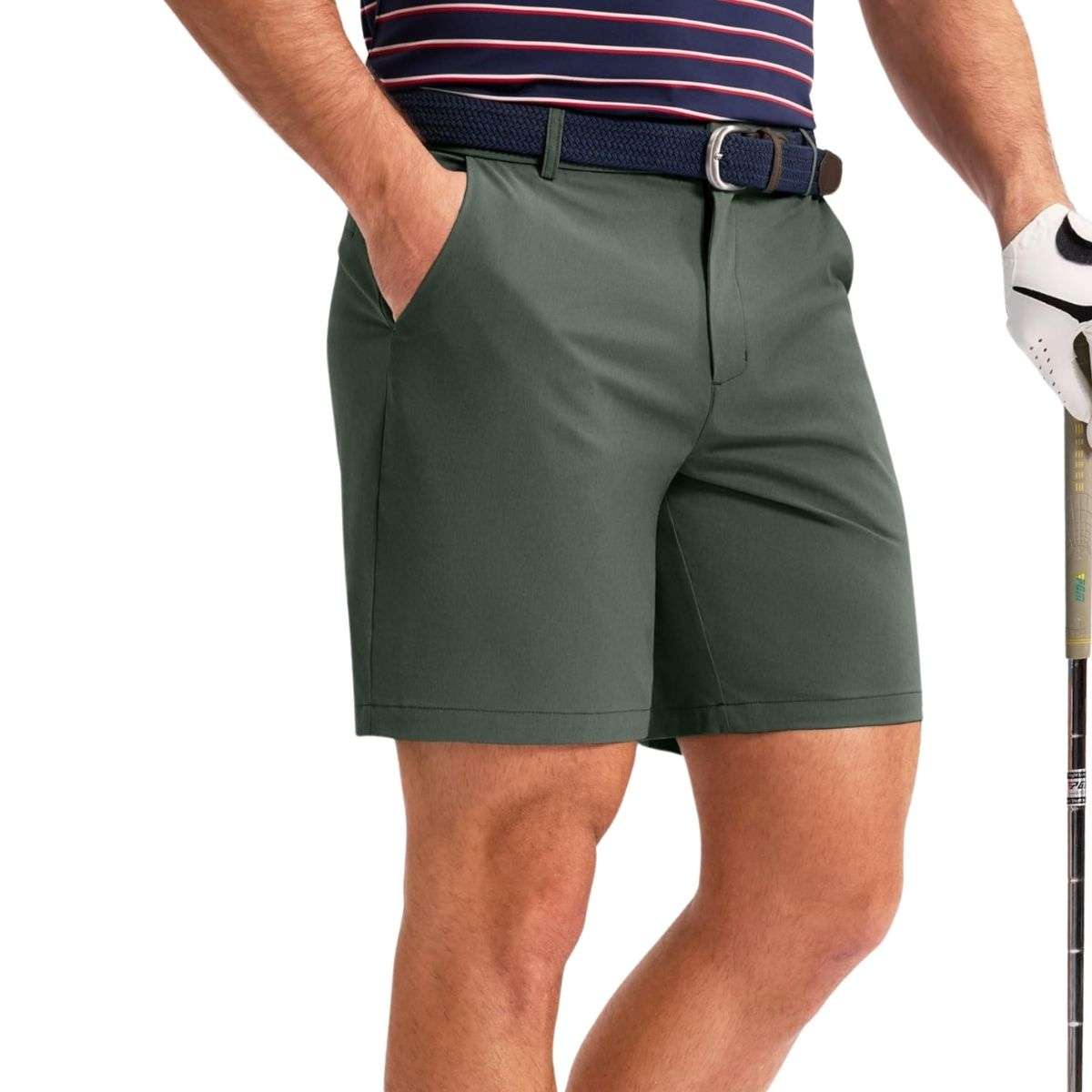 Men’s Stretch Quick-Dry Hybrid Golf Shorts