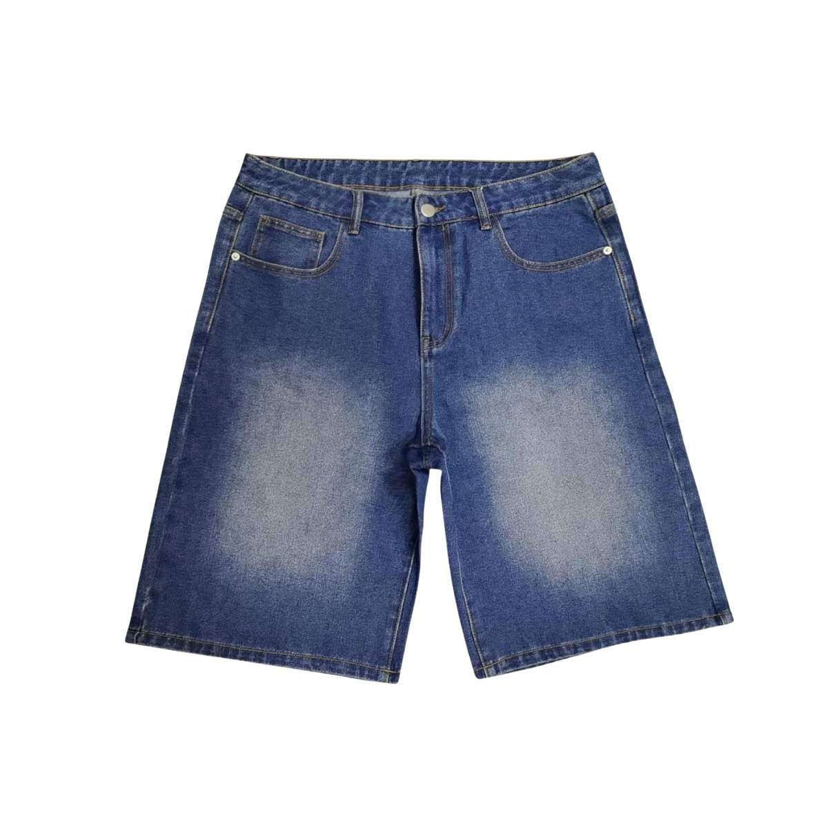Men’s Vintage Y2K Streetwear Style Baggy denim shorts