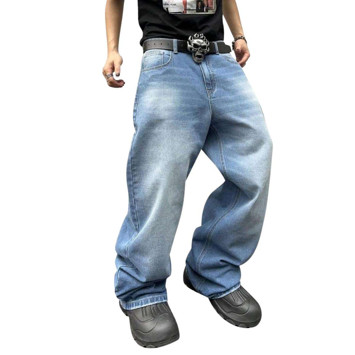Men’s Y2K Skater Style Baggy Jeans