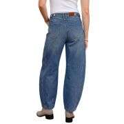 High Waisted Barrel Leg Jeans