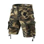 Men’s Multi-Pocket Camo Cargo Shorts