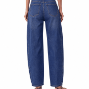 Relaxed Fit High Waisted Barrel Jeans