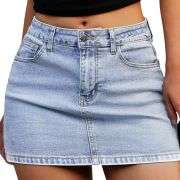 Women’s Stretch Denim Mini Skort