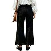 Women’s Embroidered Wide Leg Jeans