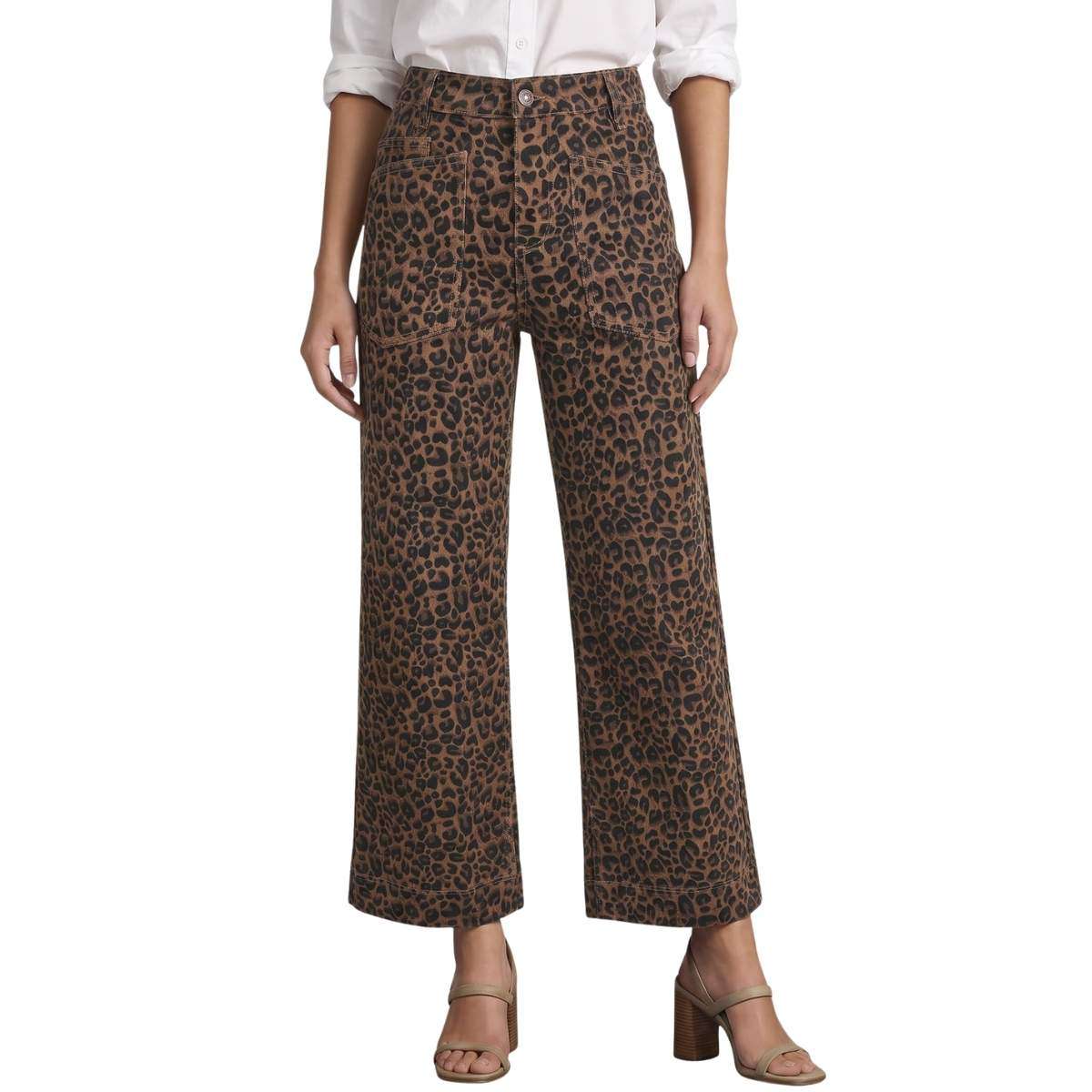 Women’s Cropped Wide Leg Jeans
