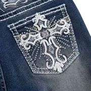Women’s Embroidered Y2K High Waist Stretchy Flared Jeans