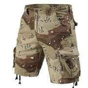 Men’s Multi-Pocket Camo Cargo Shorts