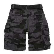 Men’s 9-Pocket Cotton Utility Camo Cargo Shorts