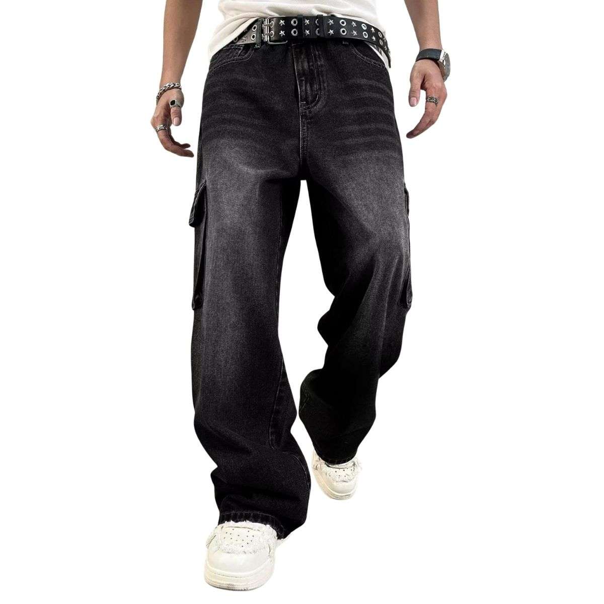 Men’s Y2K Baggy Cargo Jeans