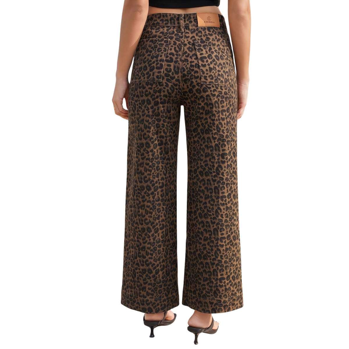 Women’s Cropped Wide Leg Jeans