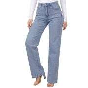 Y2K High Waisted  Stretch Rhinestone Wide Leg Jeans