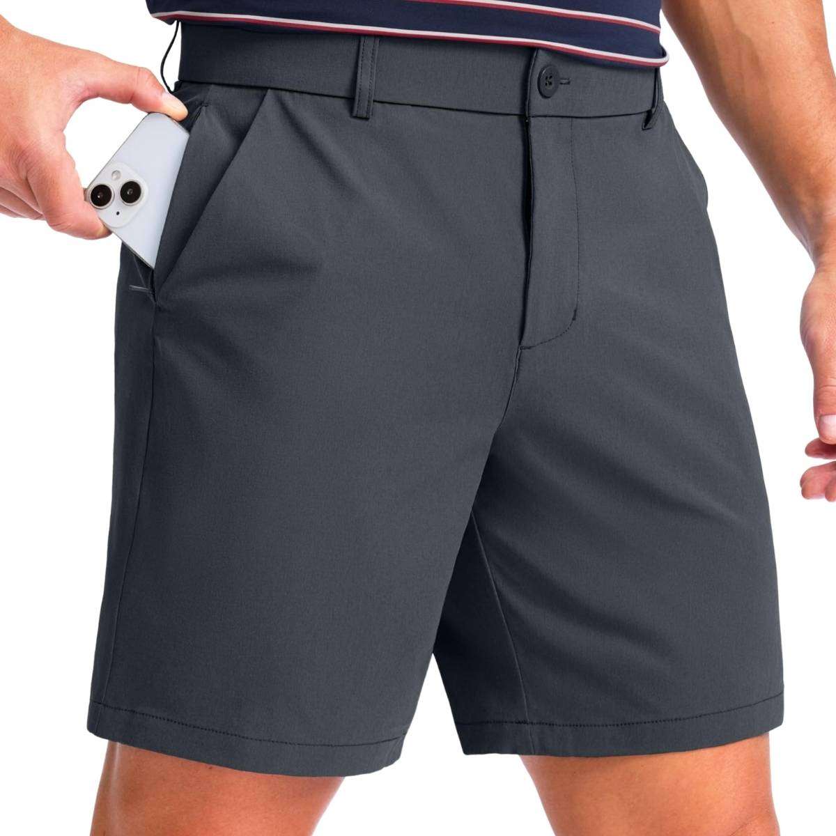 Men’s Stretch Quick-Dry Hybrid Golf Shorts