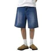 Men’s Vintage Y2K Streetwear Style Baggy denim shorts
