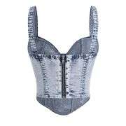 Women’s Denim Corset Tank Top