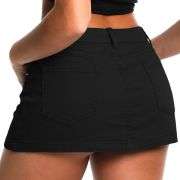 Y2K Low Rise Denim Mini Skort