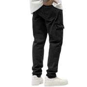 Men’s Elastic Waist Cargo Jeans