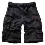 Men’s 9-Pocket Cotton Utility Camo Cargo Shorts