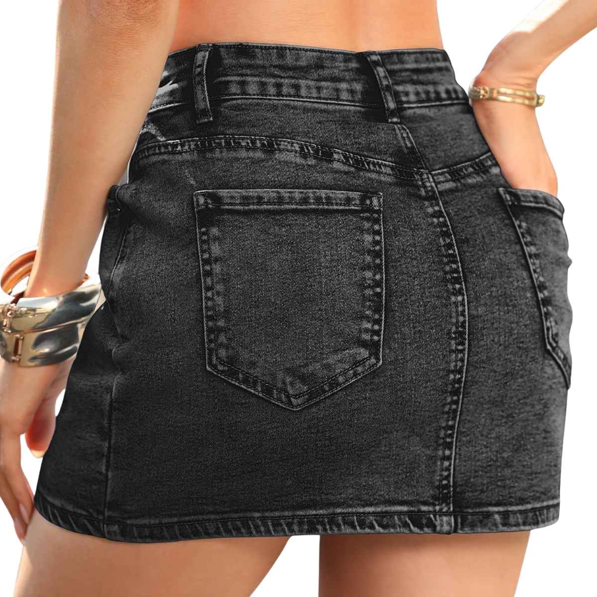 Women’s Stretch Denim Mini Skort
