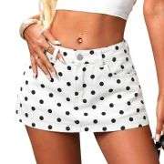 Y2K Low Rise Denim Mini Skort