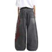 Men’s Y2K Hip Hop Embroidered Baggy Wide Leg Jeans