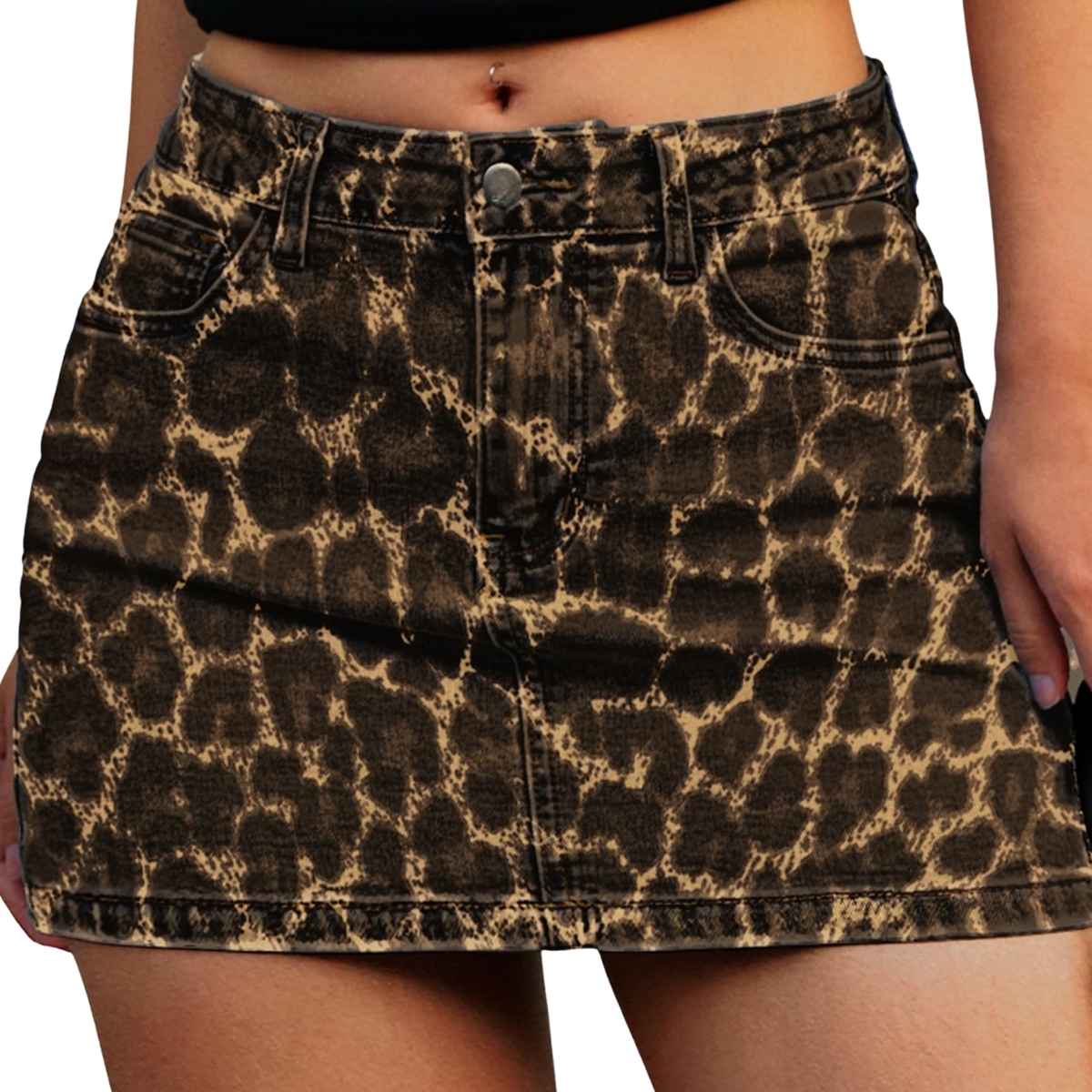 Women’s Stretch Denim Mini Skort