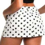 Y2K Low Rise Denim Mini Skort