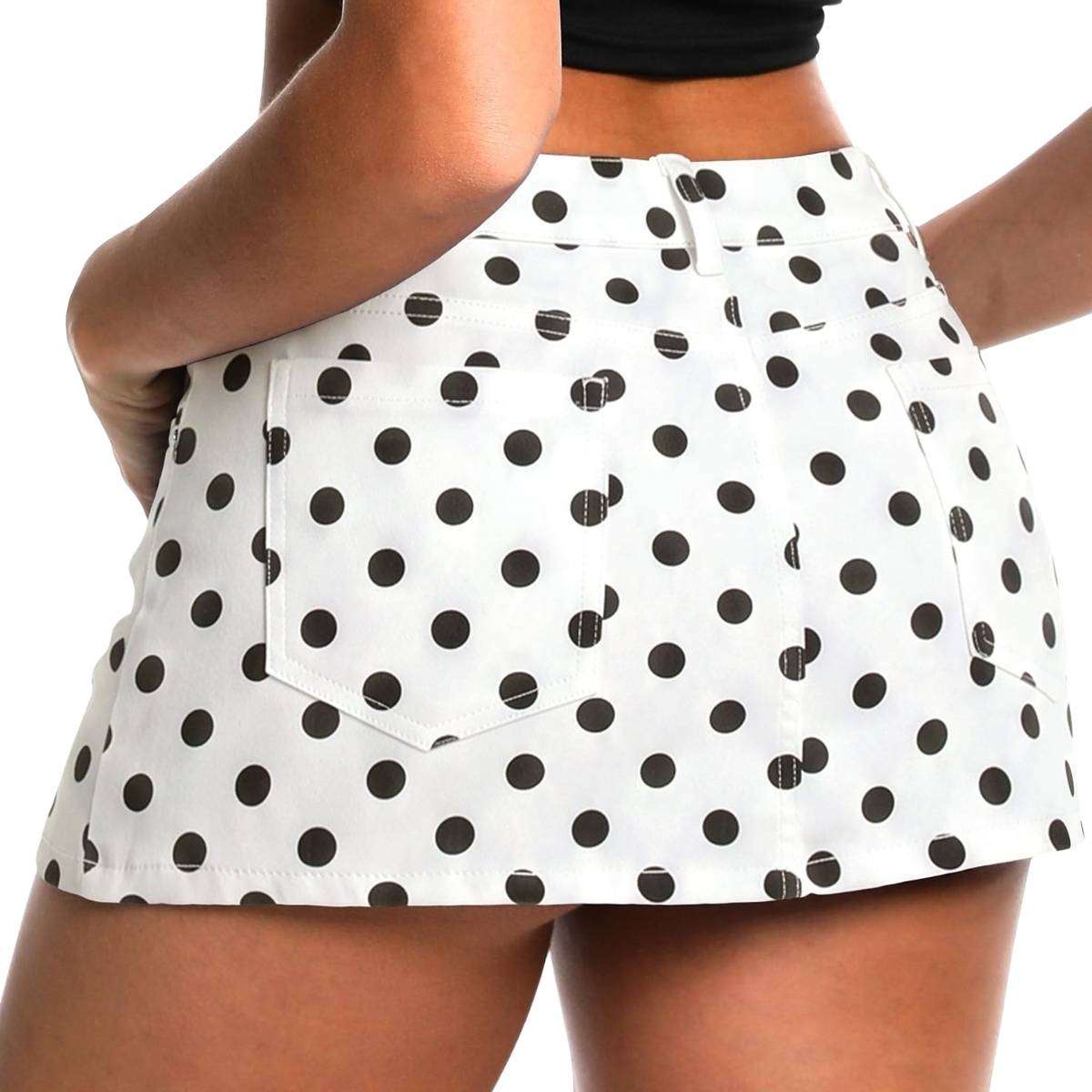 Y2K Low Rise Denim Mini Skort