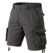 Men’s Multi-Pocket Camo Cargo Shorts