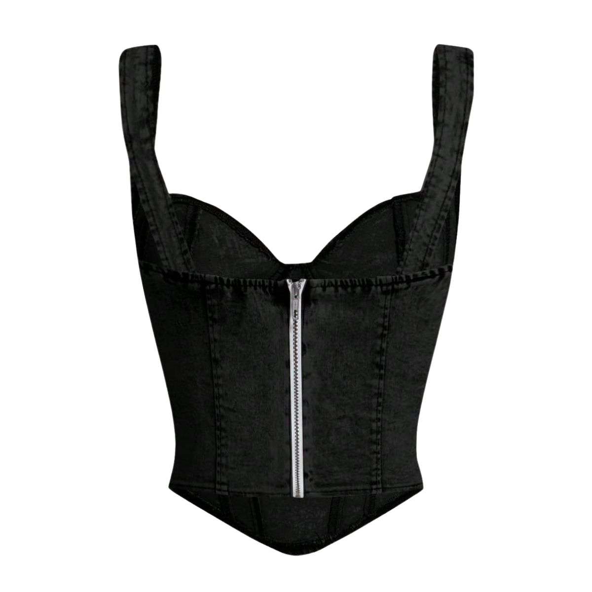 Women’s Denim Corset Tank Top