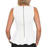 Women’s Denim Peplum Tank Top