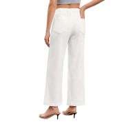 Women’s High-Waisted Wide-Leg Drawstring Jeans